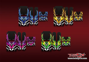 TR-TB-MA2 T-Work's Off Road Starter Box Metallic/Optical White Pattern Wrap( Type A2 ) 4colors