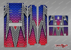 TR-TB-MA3 T-Work's Off Road Starter Box Metallic/Optical White Pattern Wrap ( Type A3 )