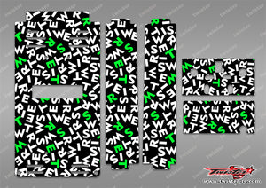 TR-TB-MT1 T-Work's Off Road Starter Box Optical White Pattern Wrap ( Type MT1 )4 Colors