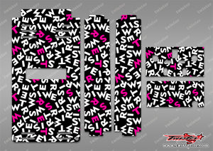 TR-TB-MT1 T-Work's Off Road Starter Box Optical White Pattern Wrap ( Type MT1 )4 Colors