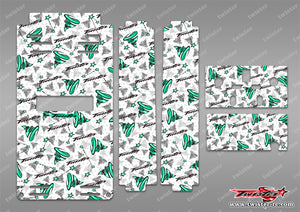 TR-TB-MT2 T-Work's Off Road Starter Box Optical White Pattern Wrap ( Type MT2 )4 Colors