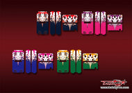 TR-TBV2-MA13  T-Work's Off Road Starter Box V2 Metallic/Optical White Pattern Wrap ( Type A13 )4 Colors
