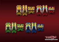TR-TBV2-MA17 T-Work's Off Road Starter Box V2 Metallic/Optical White Pattern Wrap ( Type A17 )4 Colors