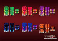 TR-TBV2-MA1 T-Work's Off Road Starter Box V2 Metallic/Optical White Pattern Wrap ( Type A1 ) 6colors