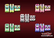 TR-TBV2-MA21    T-Work's Off Road Starter Box V2 Metallic/Optical White Pattern Wrap ( Type A21 ) 5 Colors