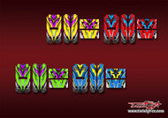 TR-TBV2-MA23    T-Work's Off Road Starter Box V2Metallic/Optical White Pattern Wrap ( Type A23 ) 4 Colors