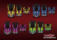 TR-TBV2-MA2 T-Work's Off Road Starter Box V2 Metallic/Optical White Pattern Wrap( Type A2 ) 4colors
