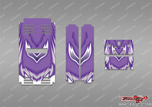 TR-TBV2-MA5  T-Work's Off Road Starter Box V2 Metallic/Optical White Pattern Wrap ( Type A5 )
