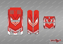 TR-TBV2-MA5  T-Work's Off Road Starter Box V2 Metallic/Optical White Pattern Wrap ( Type A5 )