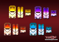 TR-TBV2-MA6  T-Work's Off Road Starter Box V2 Metallic/Optical White Pattern Wrap( Type A6 )4 Colors