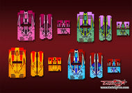 TR-TBV2-MA9 T-Work's Off Road Starter Box V2 Metallic/Optical White Pattern Wrap ( Type A9 ) 4 colors