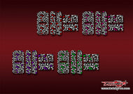 TR-TBV2-MT1 T-Work's Off Road Starter Box V2 Optical White Pattern Wrap ( Type MT1 )4 Colors