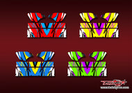 TR-TCW-MA23   Team C Wing Metallic/Optical White Pattern Wrap ( Type A23 ) 4 Colors
