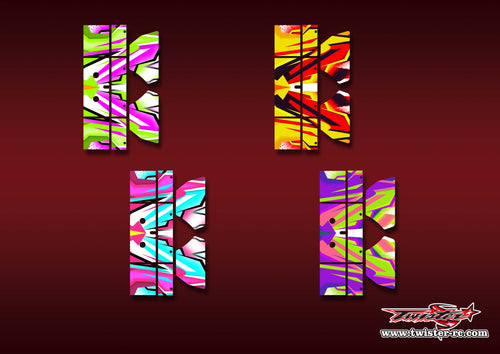 TR-TLRW-MA22     TLR Wing Metallic/Optical White Pattern Wrap ( Type A22 ) 4 Colors