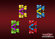 TR-TLRW-MA23     TLR Wing Metallic/Optical White Pattern Wrap ( Type A23 ) 4 Colors