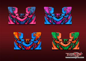 TR-TSAW-MA7    T-Work's 1/8 "Sprint" Airflow Buggy Wing Metallic/Optical White Pattern Wrap ( Type A7 )4 Colors