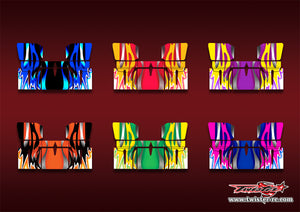 TR-TSBW-MA1    T-Work's 1/8 "Sprint" Buggy Wing Metallic/Optical White Pattern Wrap ( Type A1 ) 6 colors