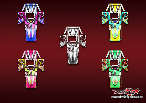 TR-UP6+-MA21   Ultra Power UP6+ Metallic/Optical White Pattern Wrap ( Type A21 ) 5 Colors