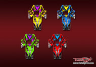 TR-UP6+-MA23   Ultra Power UP6+ Metallic/Optical White Pattern Wrap ( Type A23) 4 Colors