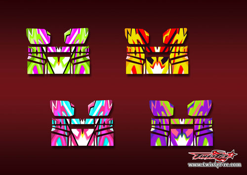 TR-VP23W-MA22   VP 2023 Wing Metallic/Optical White Pattern Wrap ( Type A22 ) 4 Colors