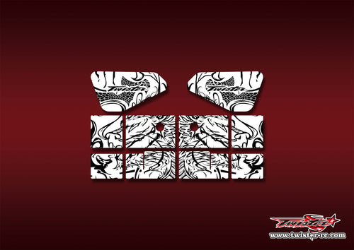 TR-X8W-MT7   Xray XB8 Wing Pattern Wrap ( Type MT7 )