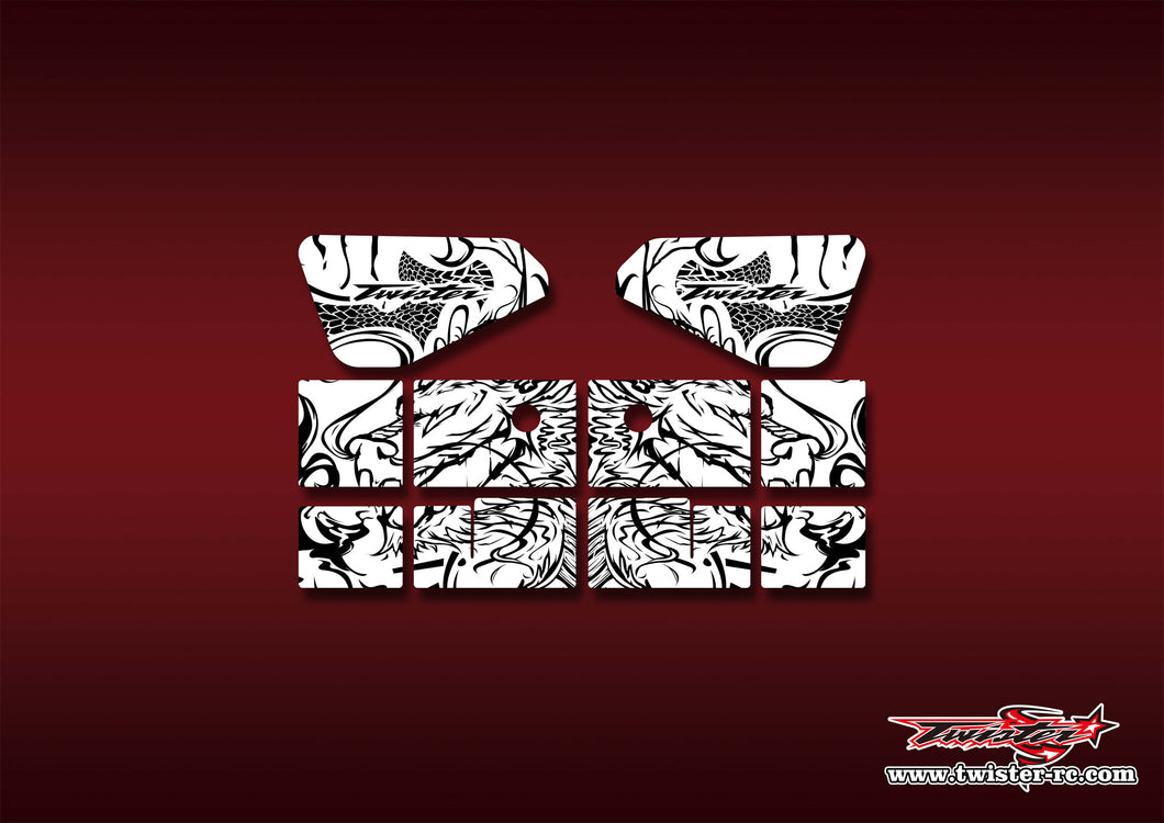 TR-X8W-MT7   Xray XB8 Wing Pattern Wrap ( Type MT7 )