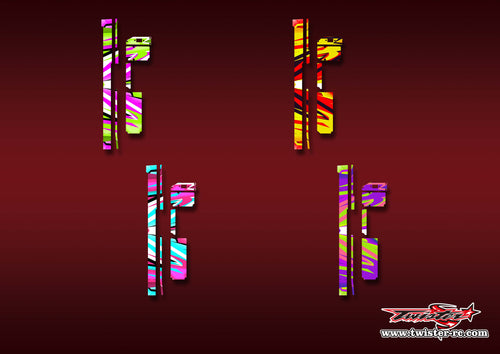 TR-XB822-MA22    XRAY XB8'22 Radio Box Metallic/Optical White Pattern Wrap ( Type A22 ) 4Colors