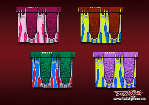 TR-master4-MA10   Muchmore Power master 4 Metallic/Optical White Pattern Wrap ( Type A10 ) 4 Colors