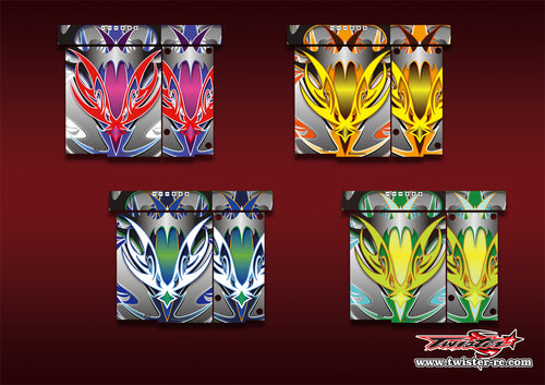 TR-master4-MA12   Muchmore Power master 4 Metallic/Optical White Pattern Wrap ( Type A12 )4 Colors