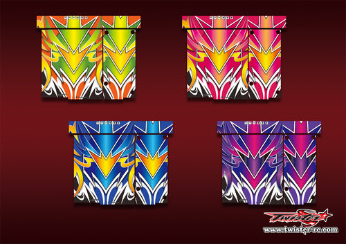 TR-master4-MA15   Muchmore Power master 4 Metallic/Optical White Pattern Wrap ( Type A15)4 Colors