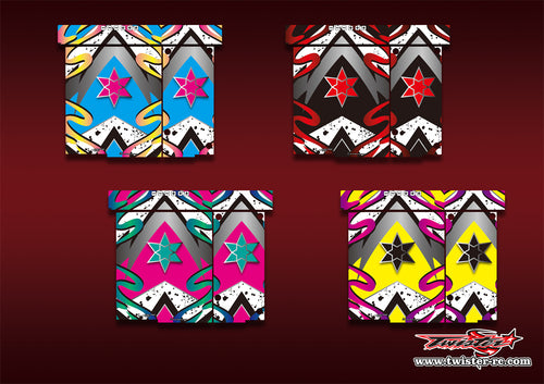 TR-master4-MA16  Muchmore Power master 4 Metallic/Optical White Pattern Wrap ( Type A16)4 Colors