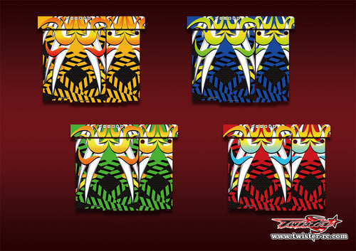 TR-master4-MA17   Muchmore Power master 4 Metallic/Optical White Pattern Wrap ( Type A17 )4 Colors