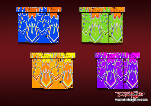 TR-master4-MA18   Muchmore Power master 4 Metallic/Optical White Pattern Wrap ( Type A18 )4 Colors