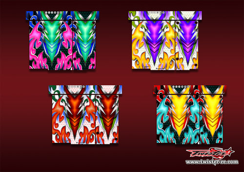 TR-master4-MA20   Muchmore Power master 4 Metallochrome/Optical white Wave Pattern Wrap ( Type A20 ) 4 colors