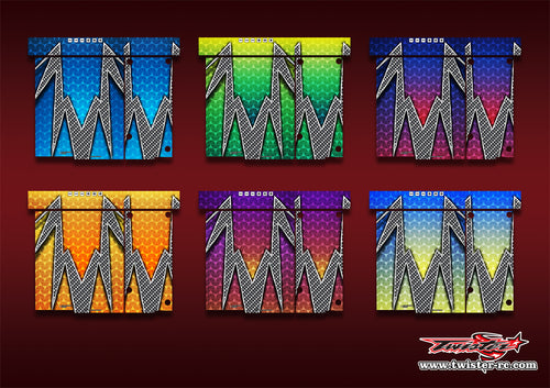 TR-master4-MA3   Muchmore Power master 4 Metallic/Optical White Pattern Wrap ( Type A3 ) 6 Colors