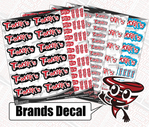 TWORK'S  Brands Decal（T17)