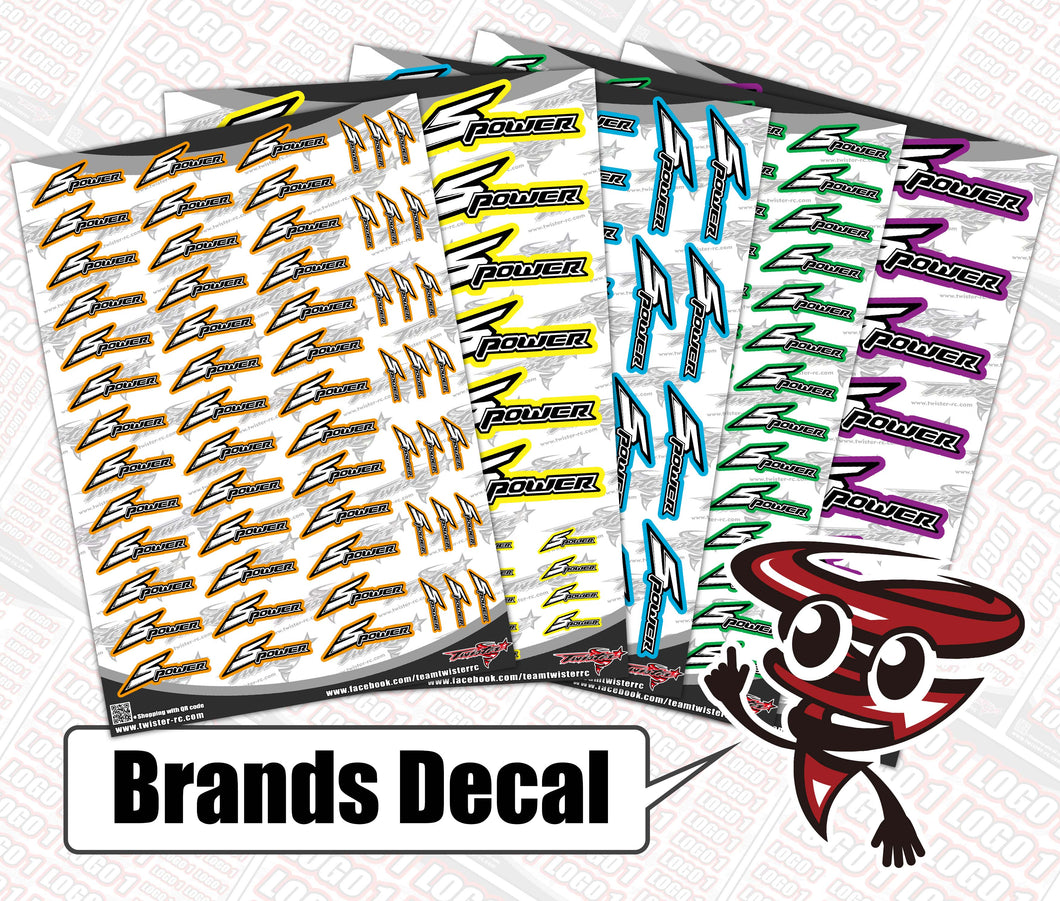 SPOWER  Brands Decal