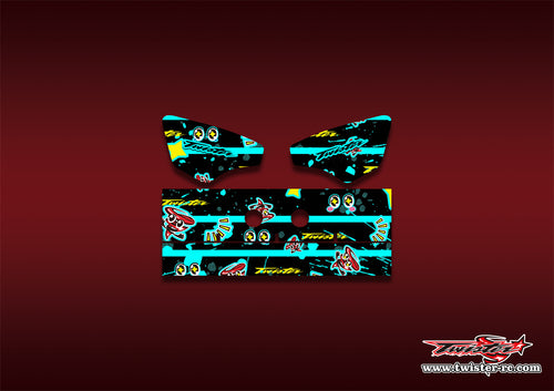 TR-K3W-MT6   Kyosho MP9 TKI3 Wing Pattern Wrap ( Type MT6 )