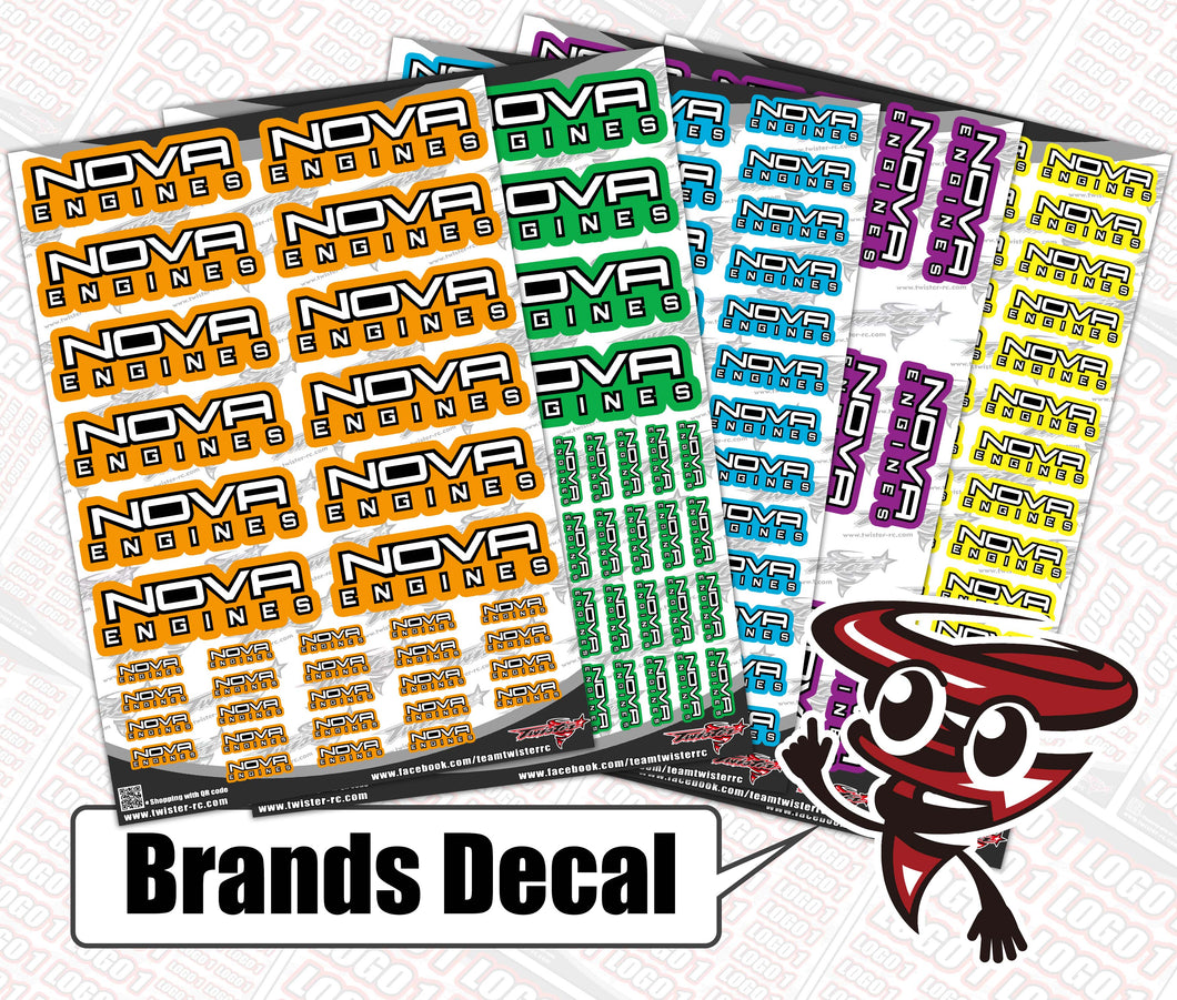 NOVA  Brands Decal