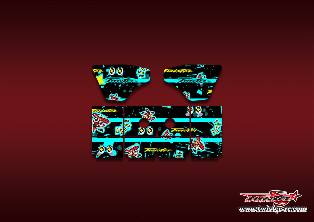 TR-K4W-MT6   Kyosho MP9 TKI4 Wing Pattern Wrap ( Type MT6 )