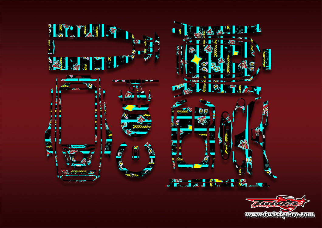TR-FSG11P-MT6   Flysky FS-G11P Pattern Wrap ( Type MT6 )