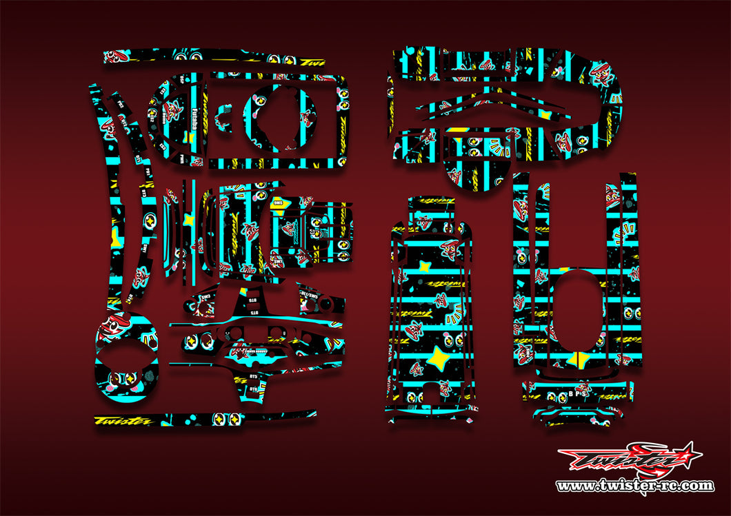 TR-T10PX-MT6    Futaba T10PX Pattern Wrap ( Type MT6 )