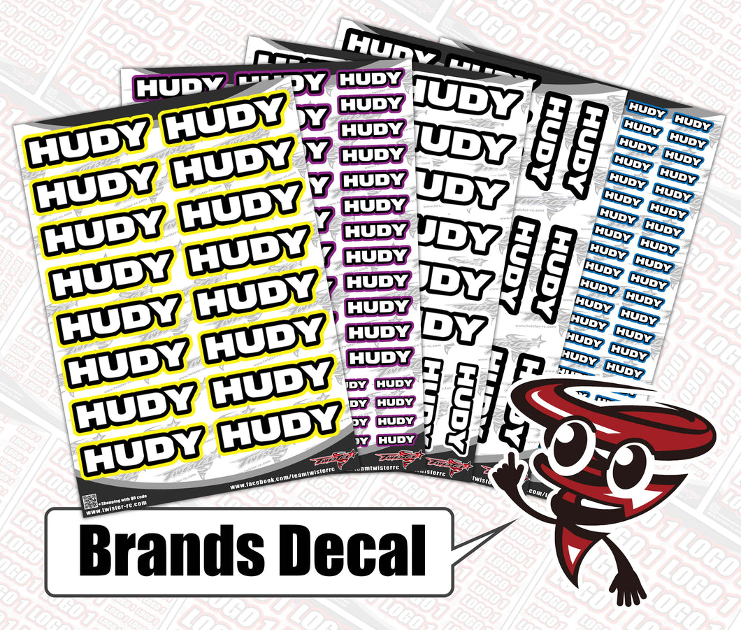 HUDY  Brands Decal