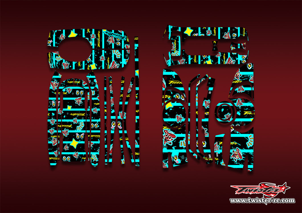 TR-4S-MT6    Hitec LYNX 4S Pattern Wrap ( Type MT6 )