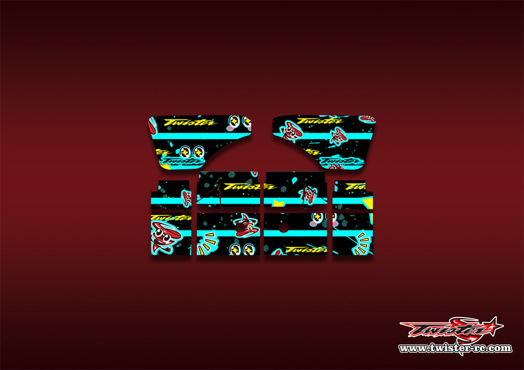 TR-XB823W-MT6   Xray XB8 2023 Wing Pattern Wrap ( Type MT6 )