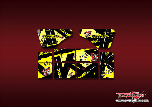 TR-XB8W-MT5    Xray XB8 2022 Wing Pattern Wrap ( Type MT5 )