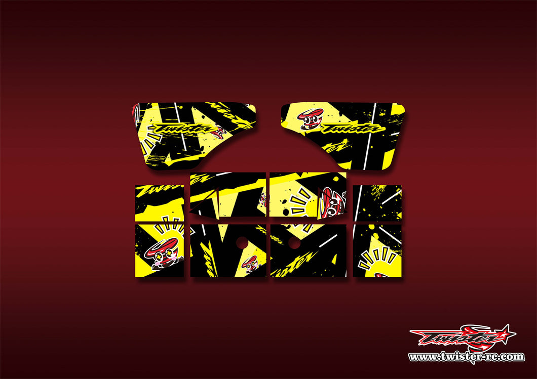 TR-XB8W-MT5    Xray XB8 2022 Wing Pattern Wrap ( Type MT5 )