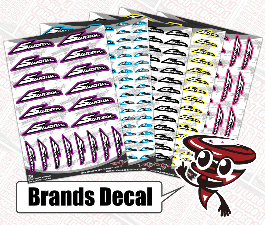 SWORKZ  Brands Decal （S2）