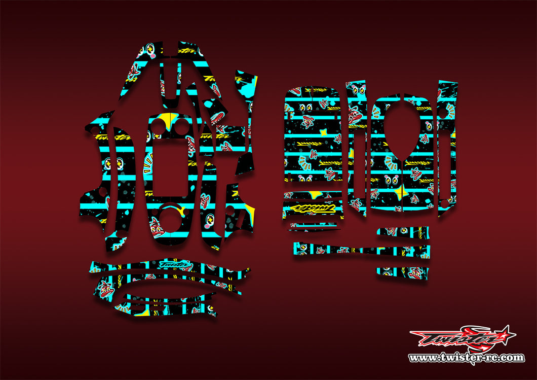 TR-GT5-MT6   Flysky GT5 Pattern Wrap ( Type MT6 )