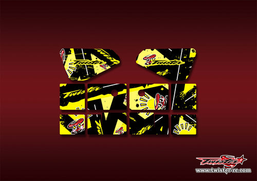 TR-X8W-MT5   Xray XB8 Wing Pattern Wrap ( Type MT5 )